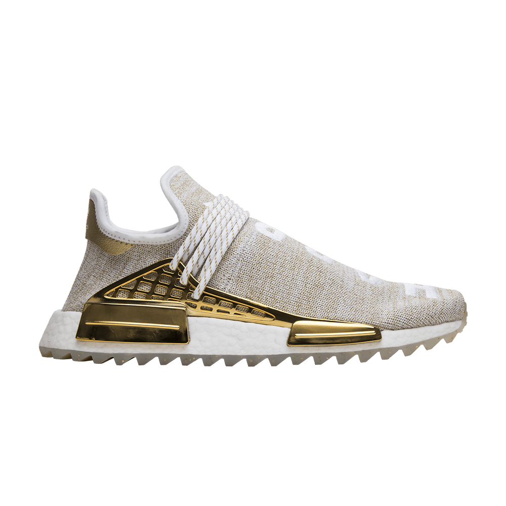 human race white and gold