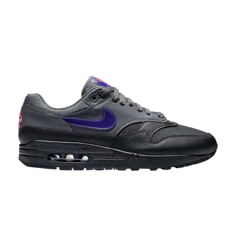 nike air max 1 black grey purple