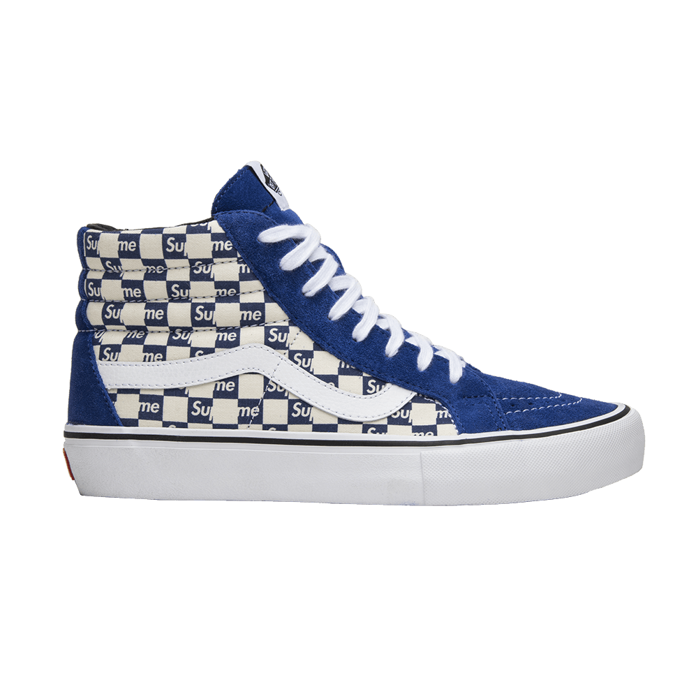 vans x supreme uomo blu