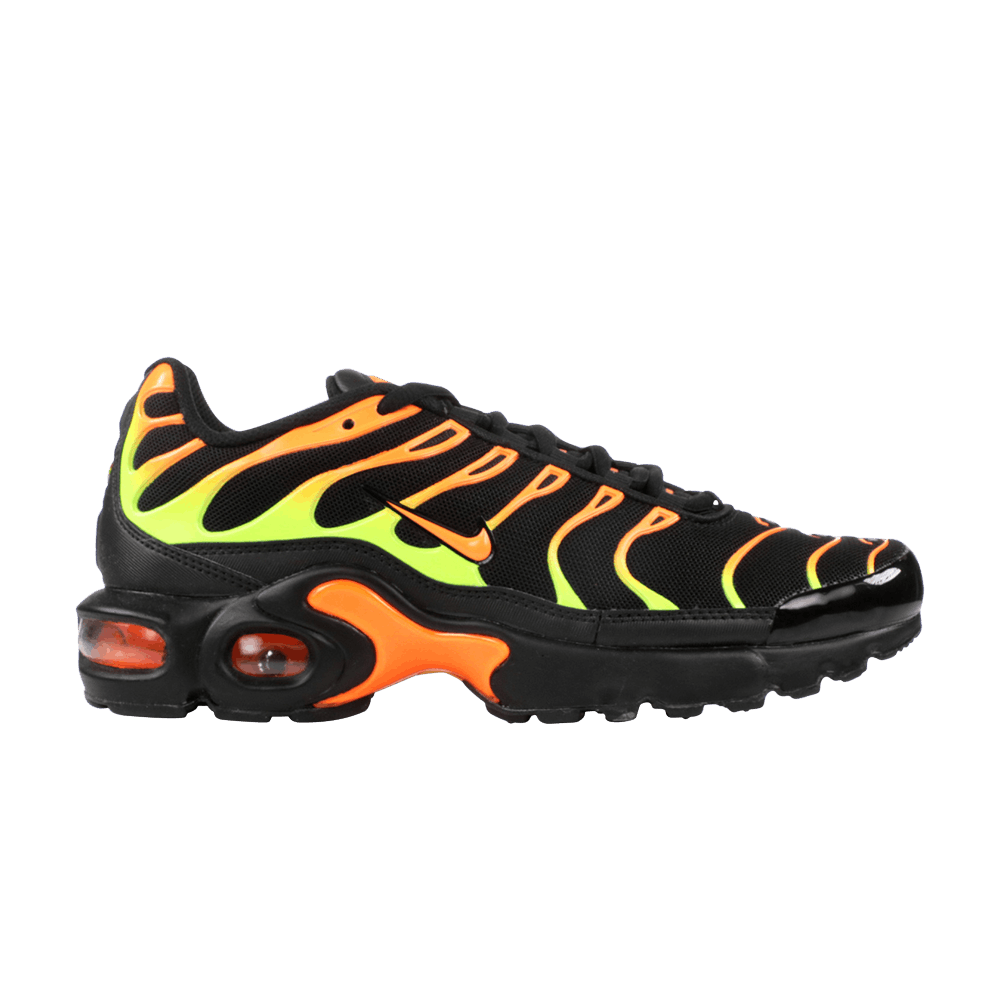 Buy Air Max Plus GS Black Volt Total Orange 655020 084 GOAT