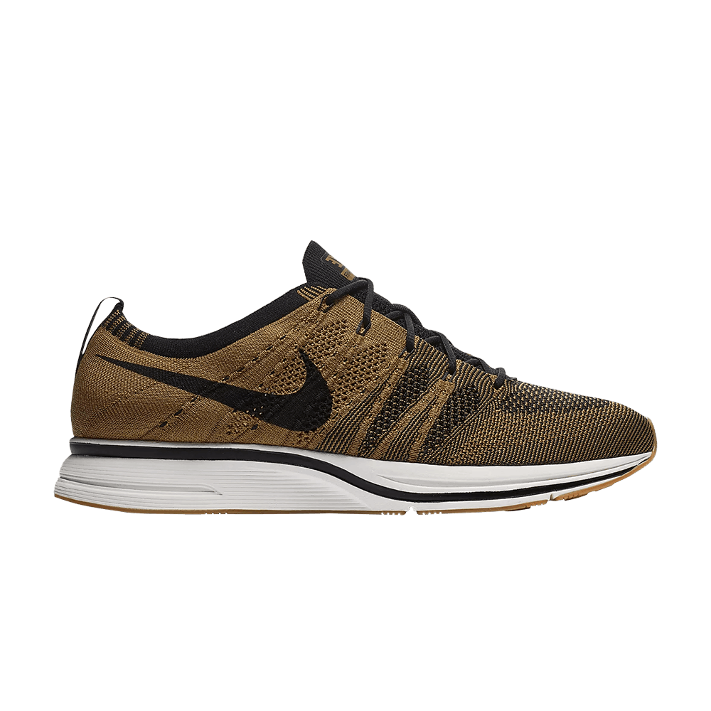nike flyknit trainer womens gold