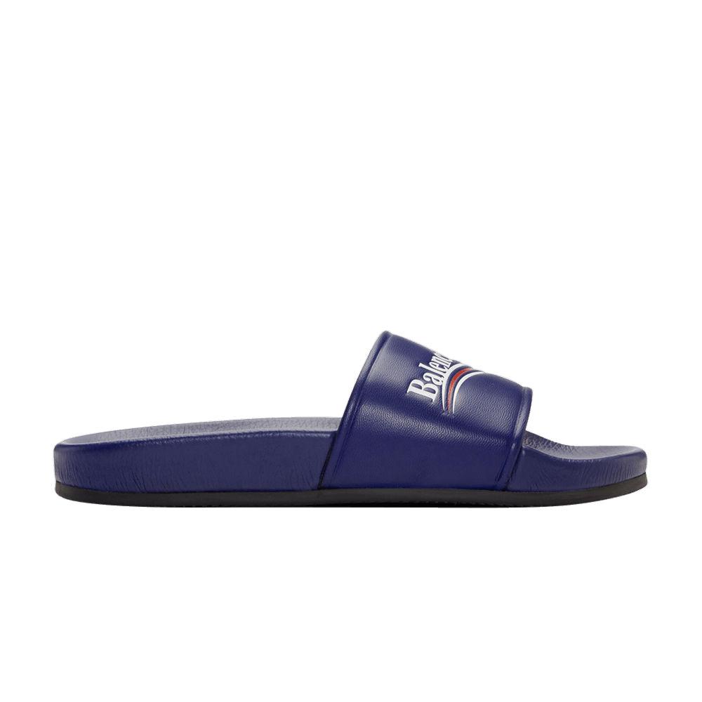Balenciaga Pool Slides 'Blue Campaign' Balenciaga 181342M234002 GOAT