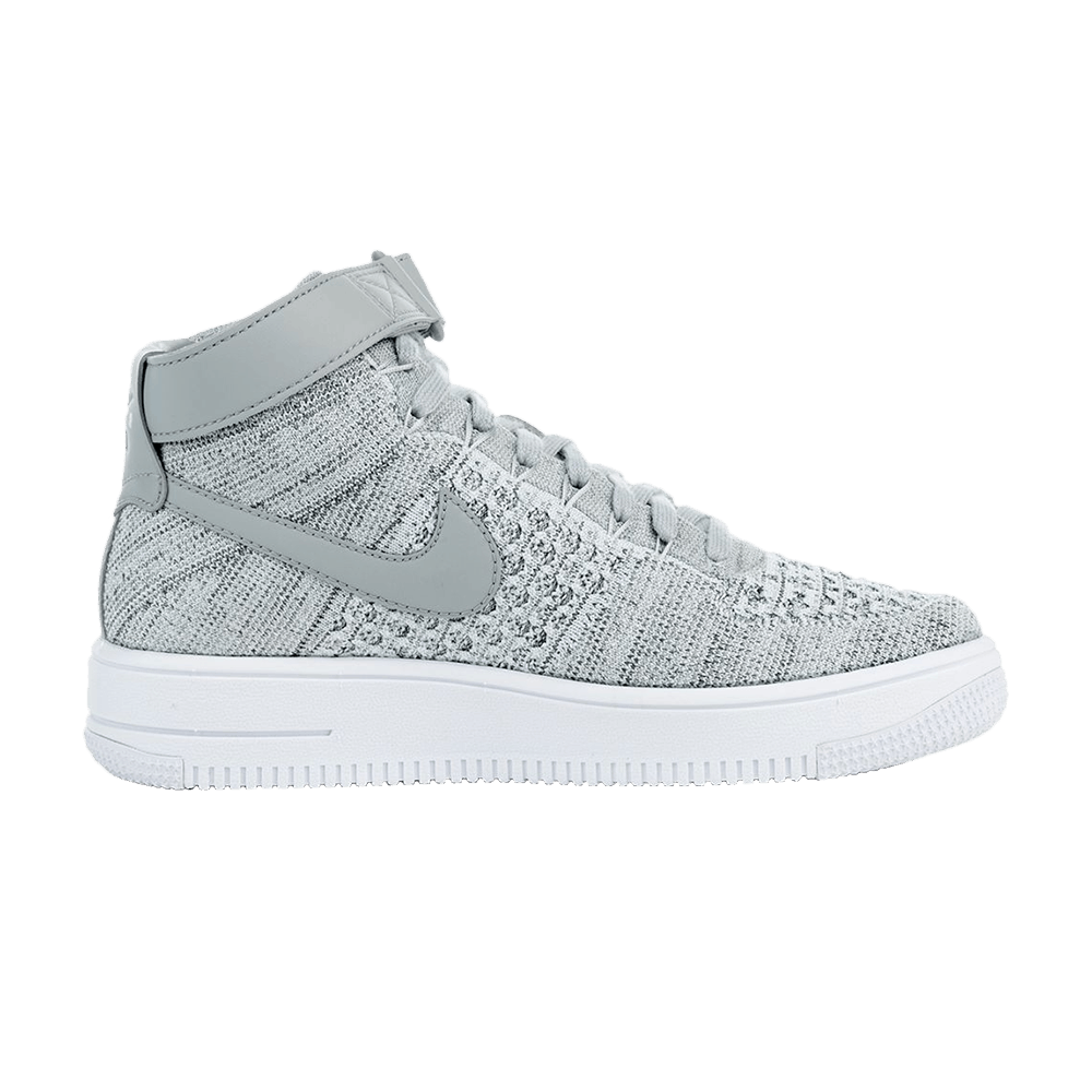 Wolf Grey Covers The Nike Air Force 1 Ultra Flyknit Mid