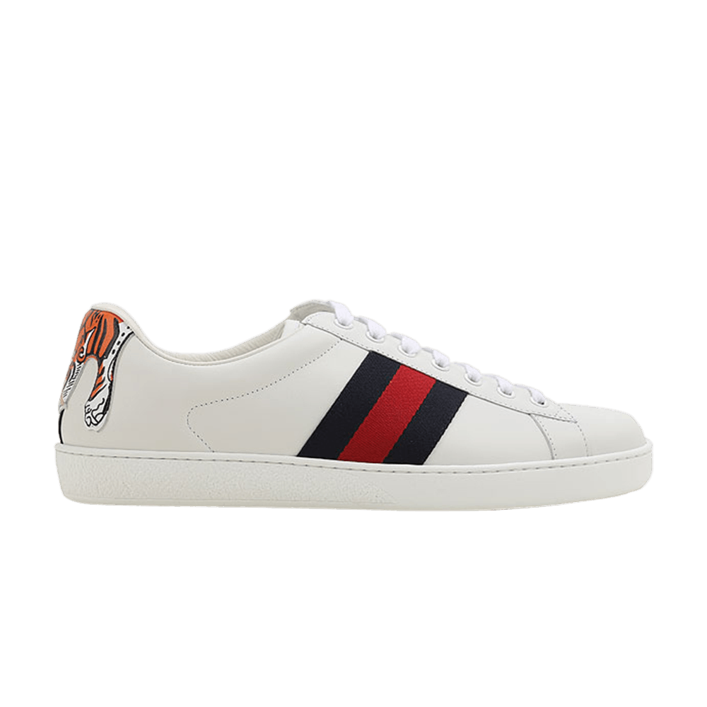 えぐっちページ Buy Gucci Ace Vintage Web Lace-Up 'Tiger Patch' - 456229