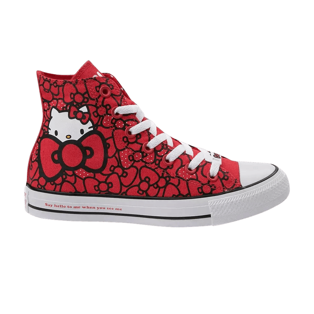 Hello Kitty x Wmns Chuck Taylor All Star Hi 'Red' Converse 162995C