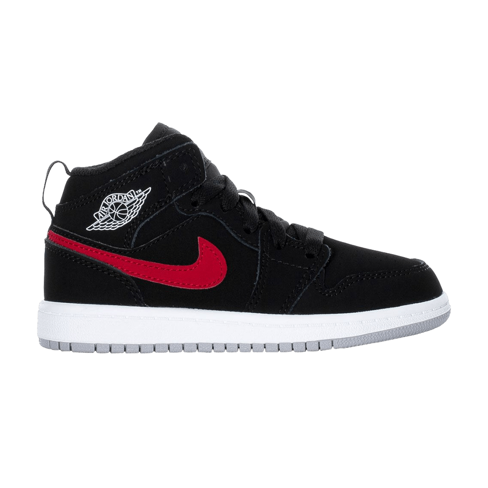 Buy Air Jordan 1 Retro Mid PS Black University Red 640734 065
