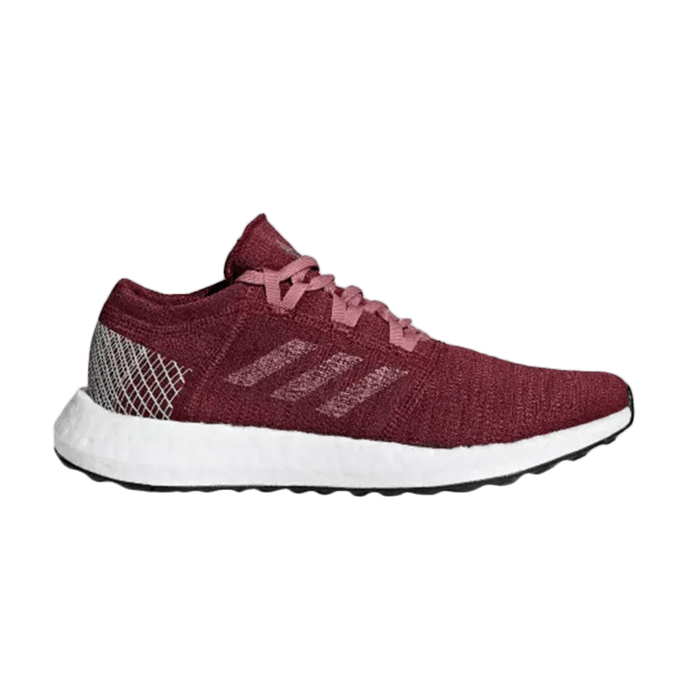 Adidas women's pureboost go shop neutral running shoes carbon/carbon/trace maroon