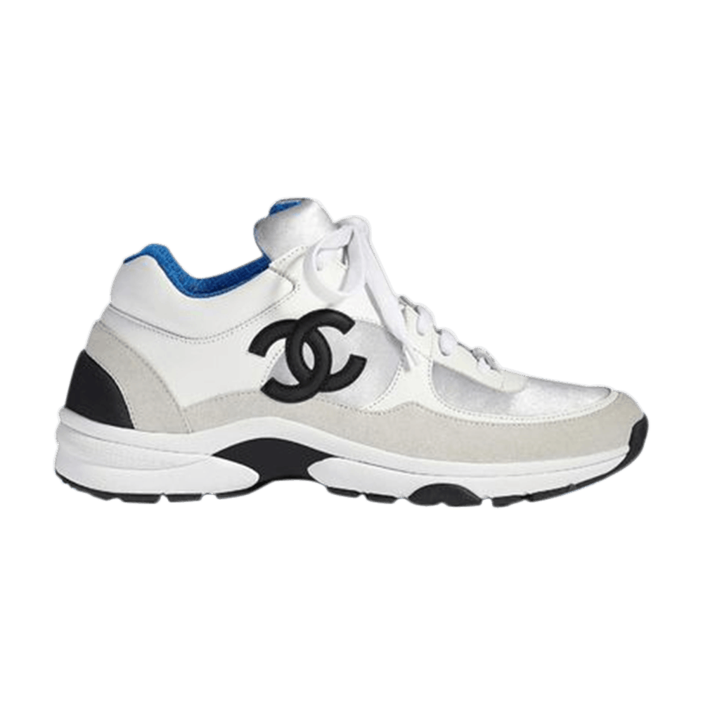 Chanel sneakers blue and white clearance