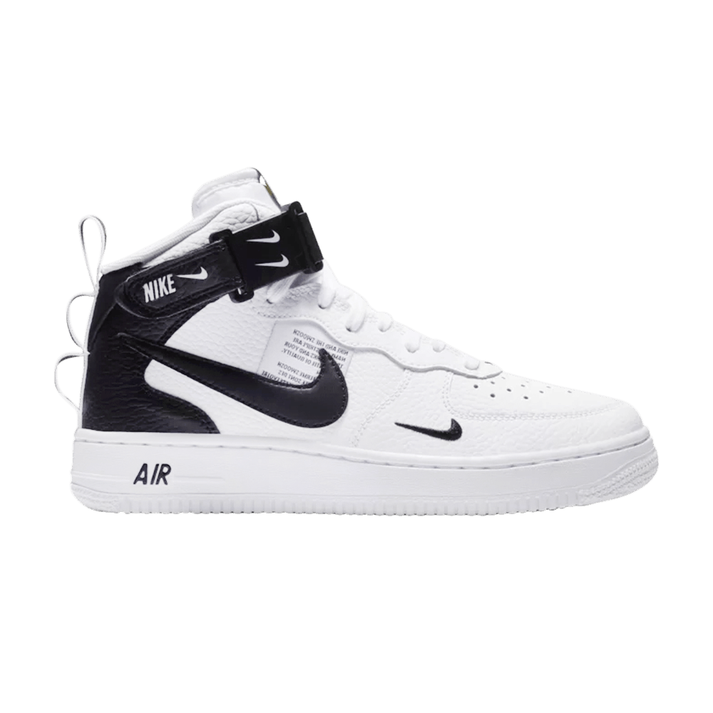 Footwear NIKE Air Force 1 Lv8 GS DM0983 100 White Black Dark