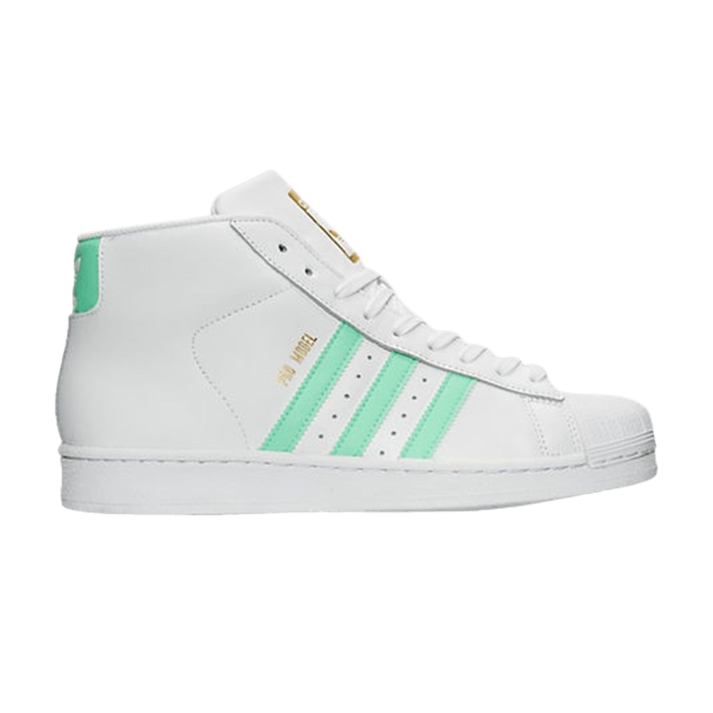 Adidas pro outlet model white green