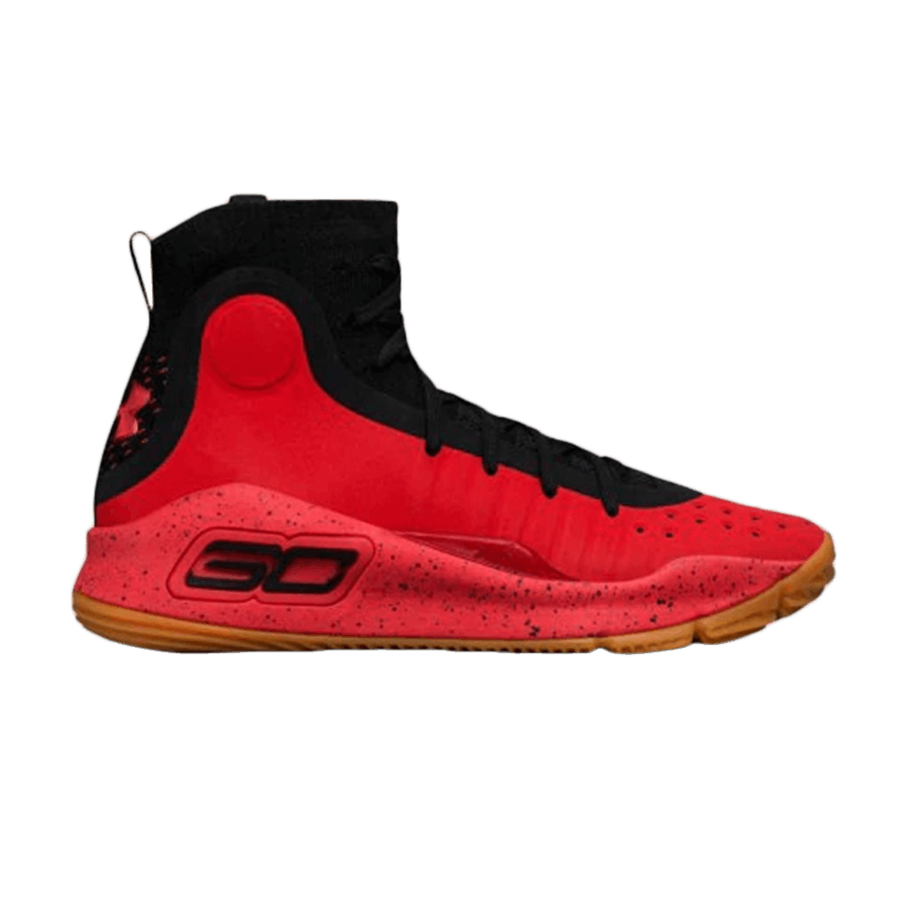 Curry 4 Mid GS 'Red Black' - Under Armour - 1295995 602 | GOAT