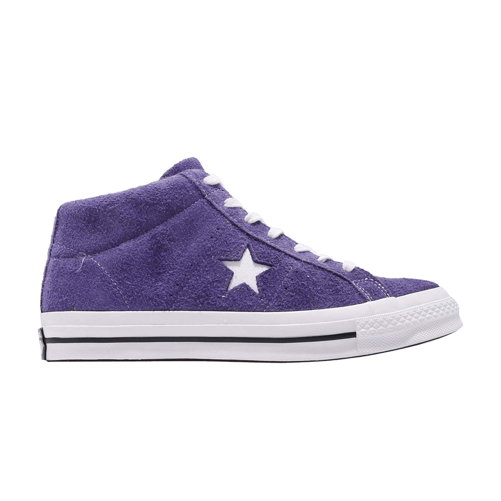 Converse One Star Mid Purple Fuzz