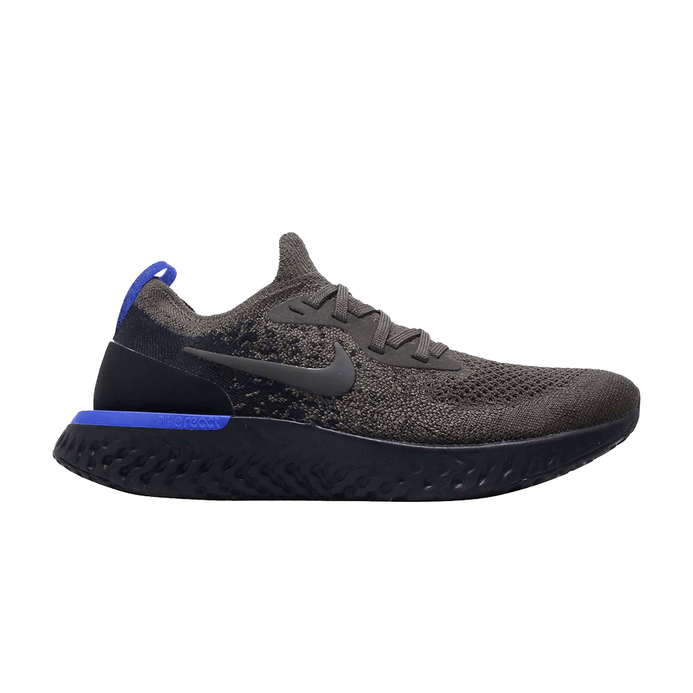 Nike Wmns Epic React Flyknit Newsprint Black Women s Size 6.5