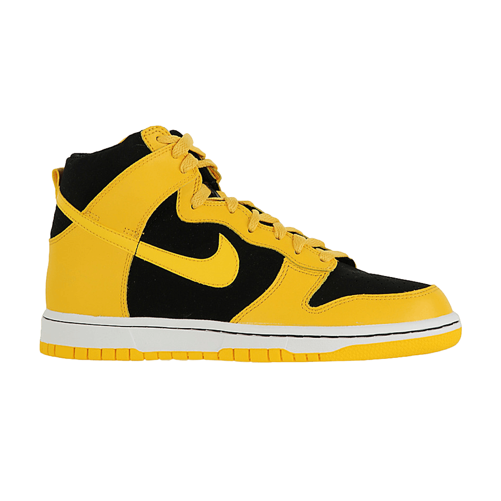 dunk high maize and blue