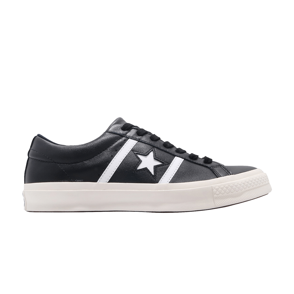 One Star Academy Leather OX 'Black' - Converse - 163757C | GOAT