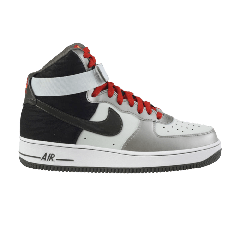Buy Air Force 1 High 'Newsprint Pewter' - 315121 022 | GOAT