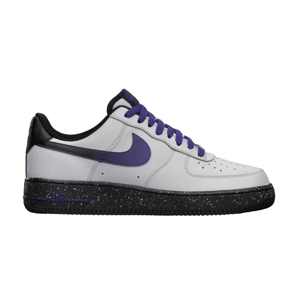 2008 Nike Air Force 1 Canvas Purple White 318636-511 Womens Size 9