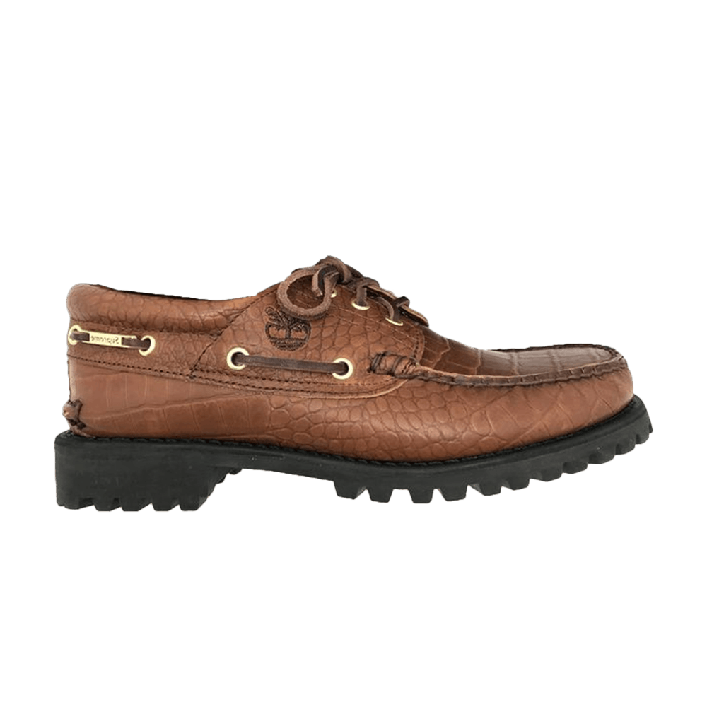 Buy Supreme x Timberland 3-Eye Classic Deck 'Croc' - TB0A1H2J | GOAT