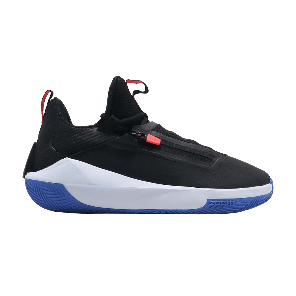 Jordan half black half white top