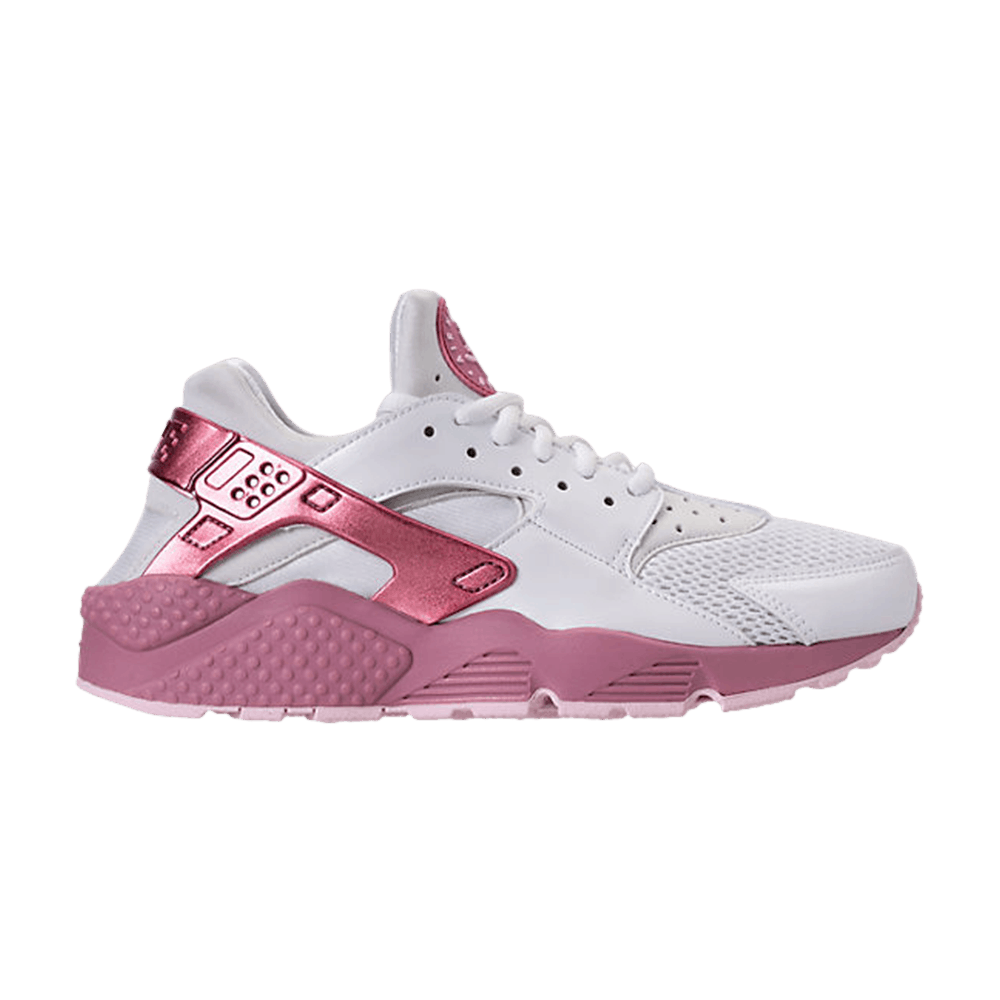 pink and white huaraches