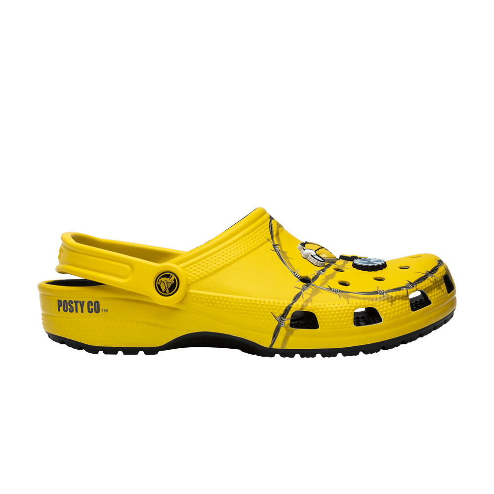 post malone yellow crocs