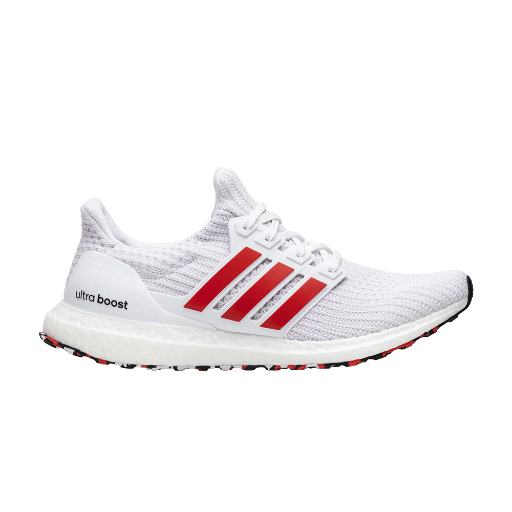 adidas ultra boost white red blue