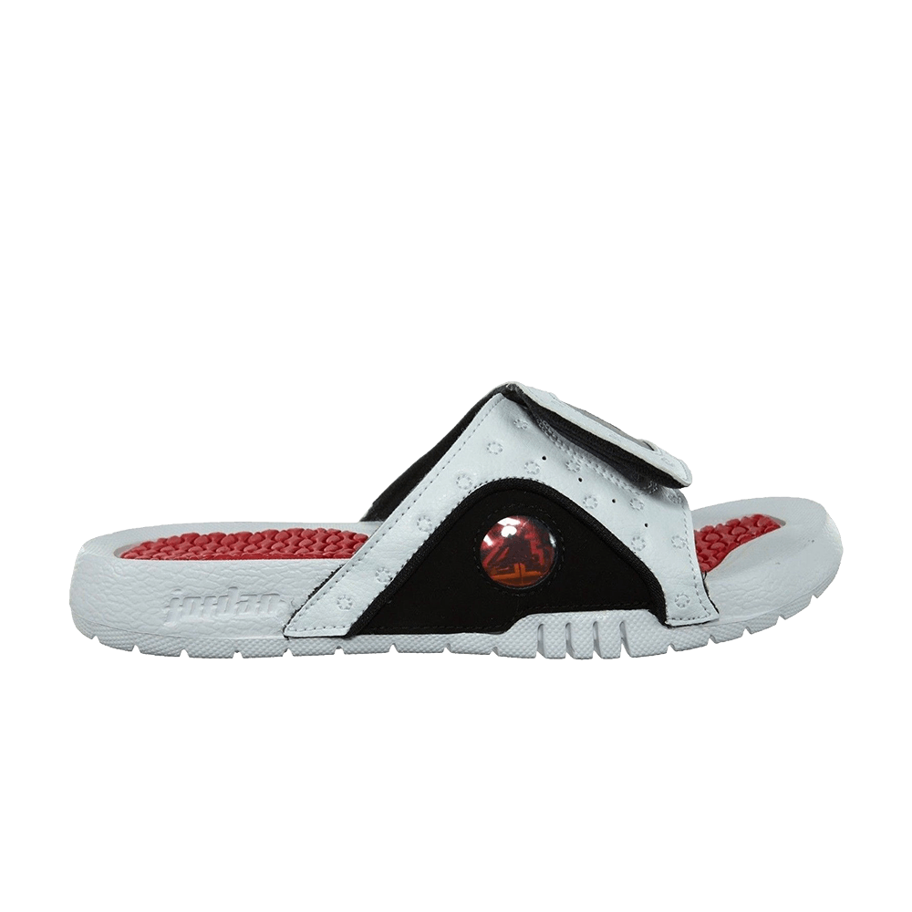 Jordan Hydro 13 Retro Slide GS White True Red Kid s Size 7
