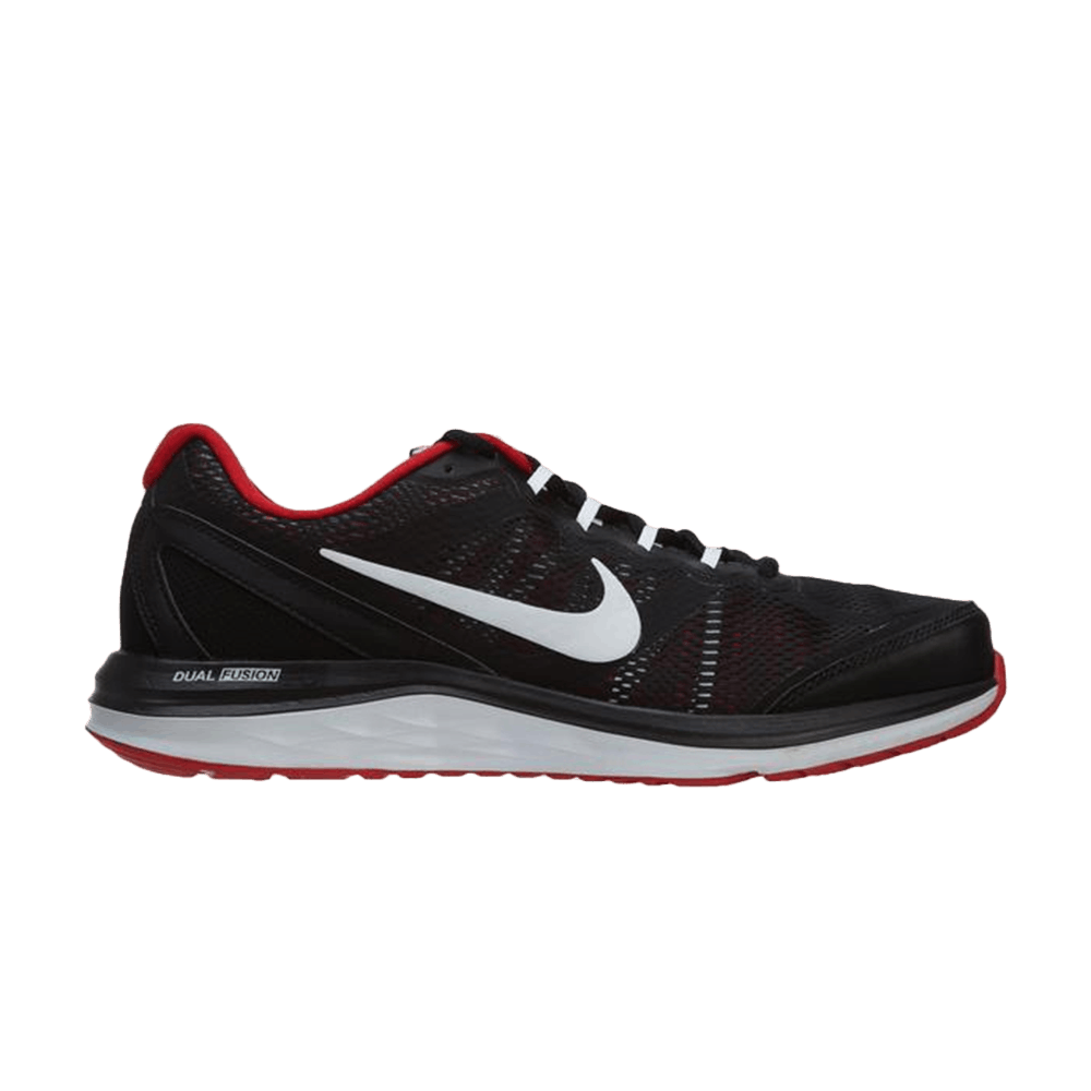 Dual Fusion Run 3 MSL 'Black University Red' - Nike - 653619 026 | GOAT