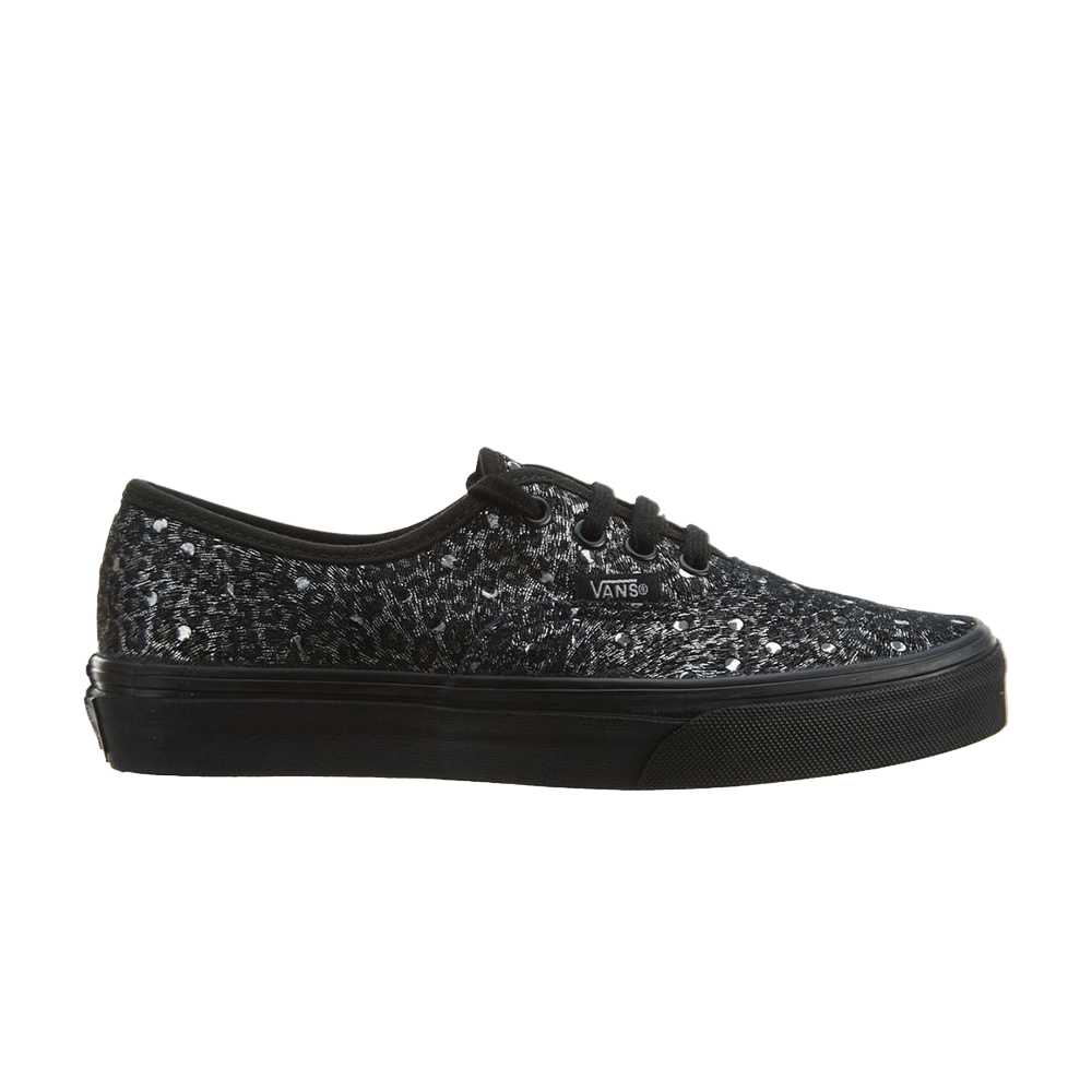 Vans Authentic Little Kids Black Cheetah