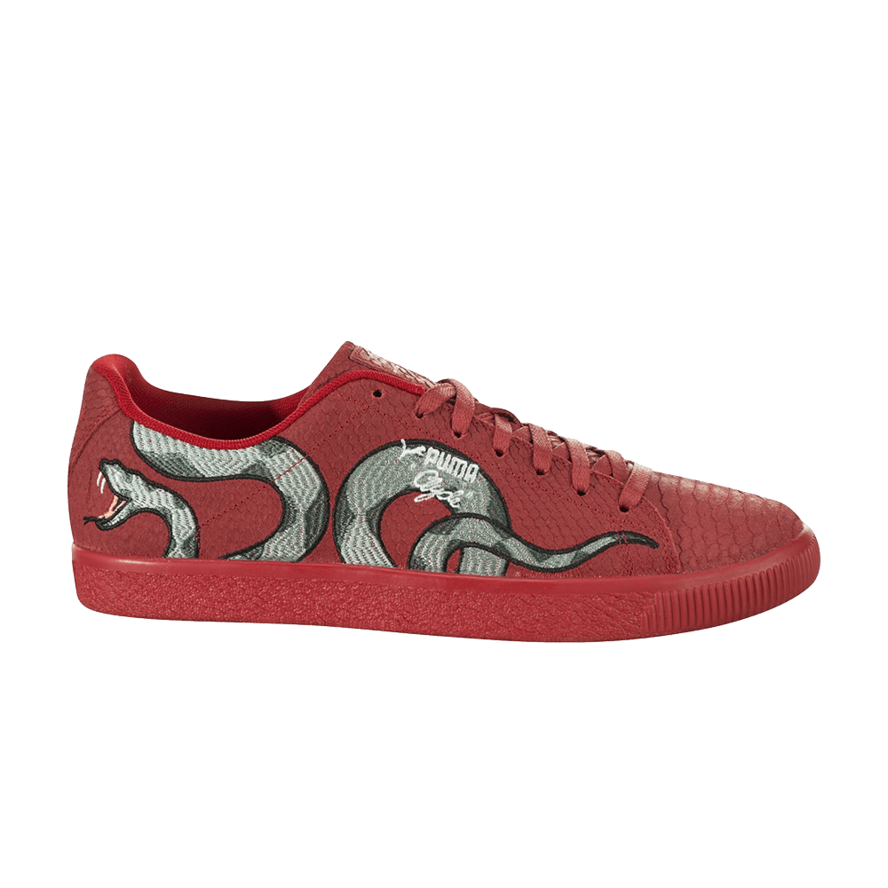 Puma clyde snake embroidery clearance