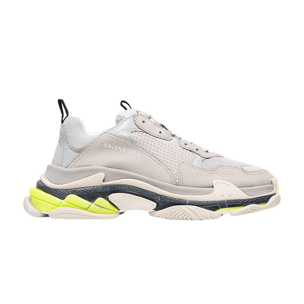 Balenciaga triple s grey neon online