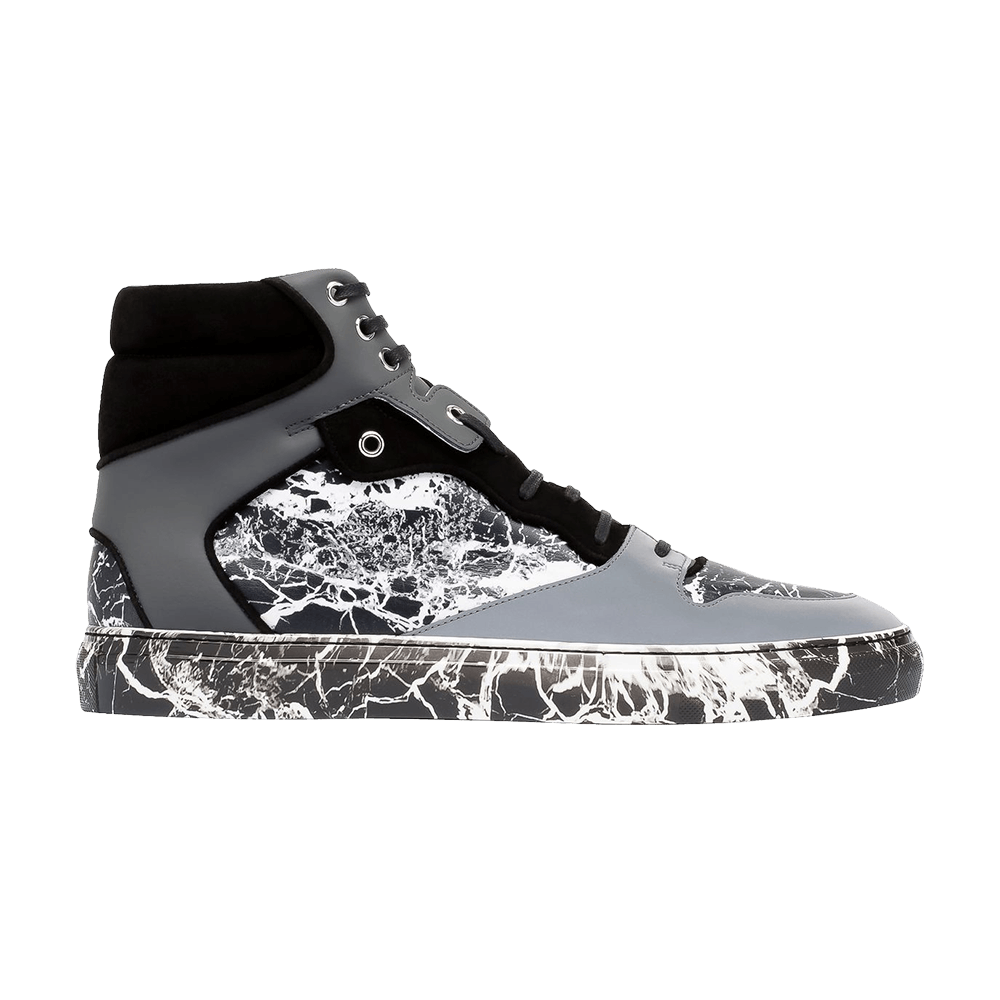 Balenciaga marble high top sneakers on sale