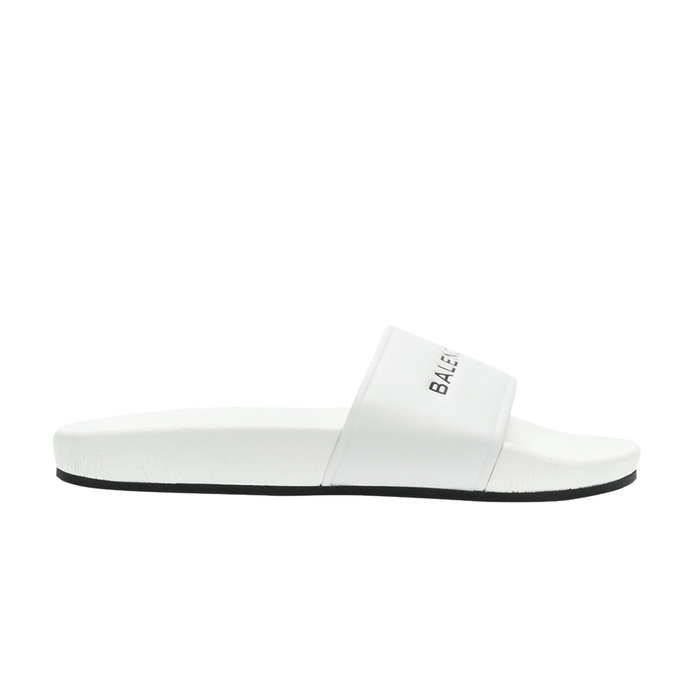 tan balenciaga slides