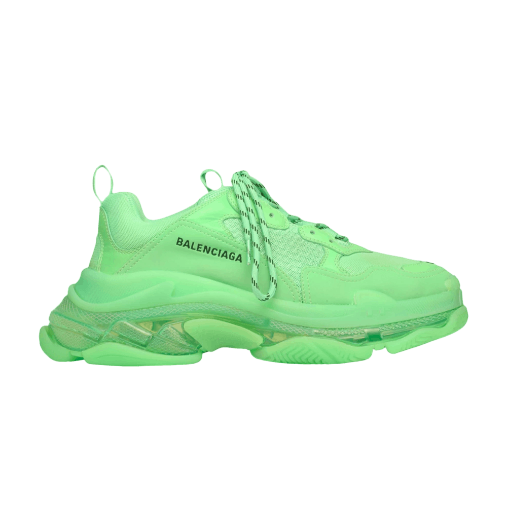 Balenciaga Triple S Green Neon Shoes Size 11 Plus  eBay