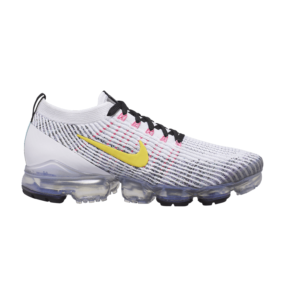 vapormax flyknit 3 white dynamic yellow