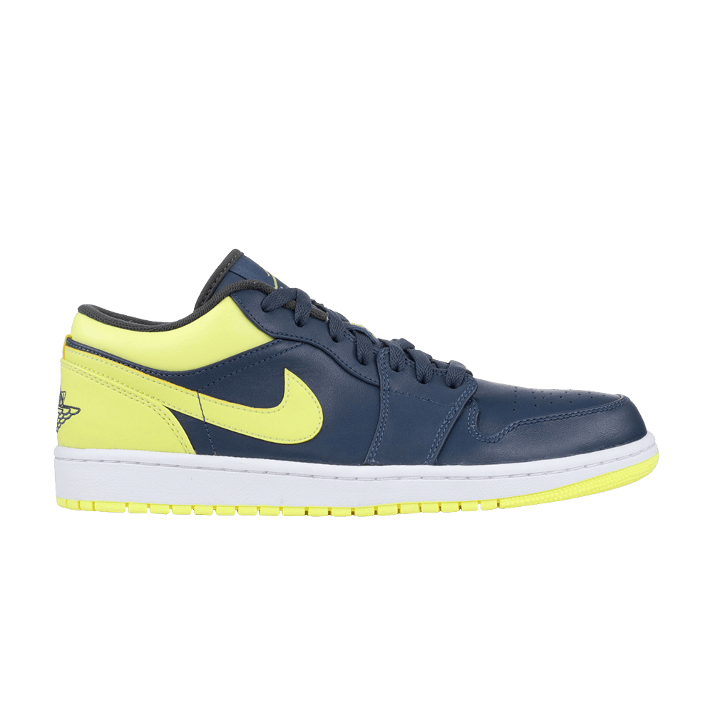 青空＊ Buy Air Jordan 1 Low 'Squadron Blue Electric Yellow