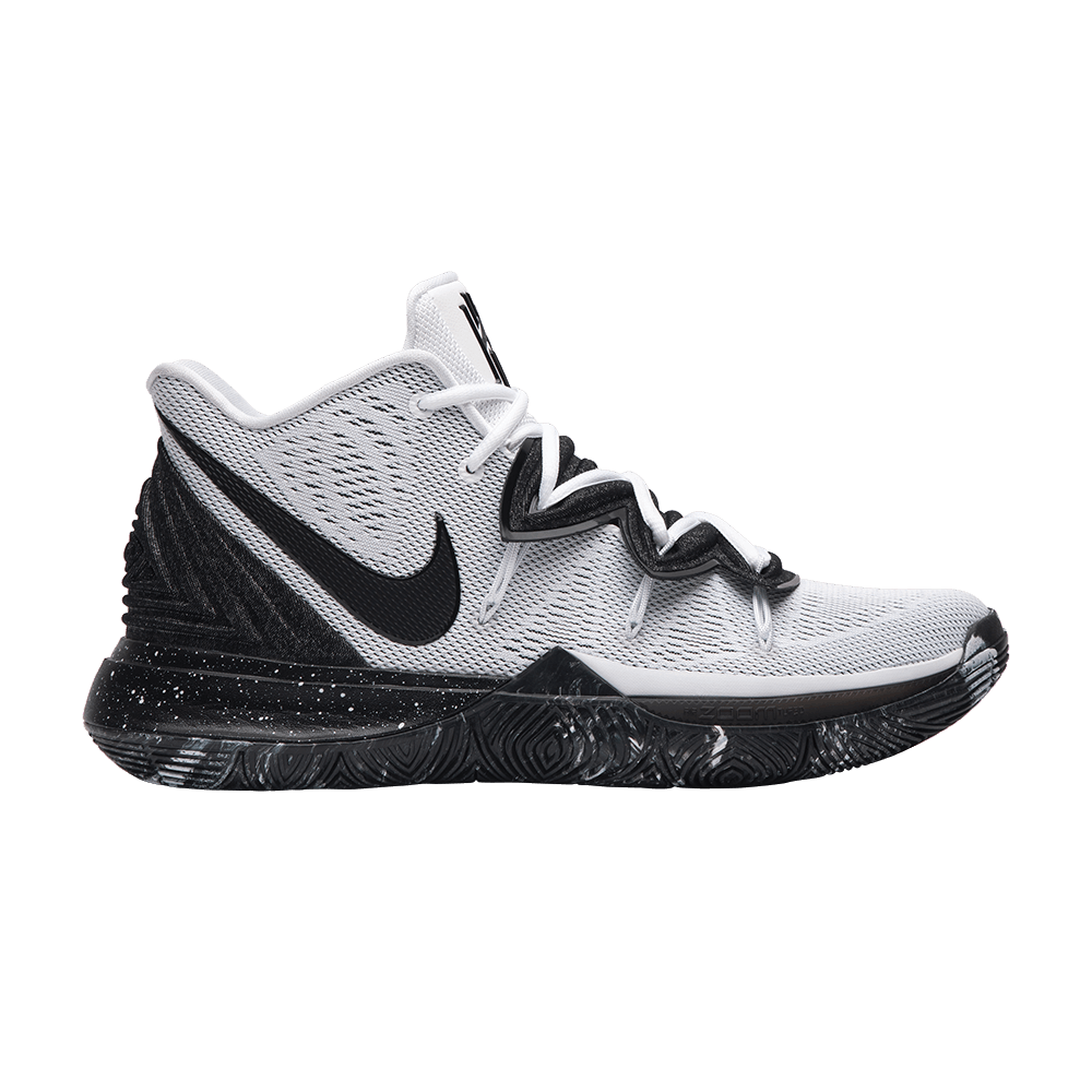 NIKE Kyrie 5 'Have A Nike Day' smile white and blue men and women shoes AO2919 101