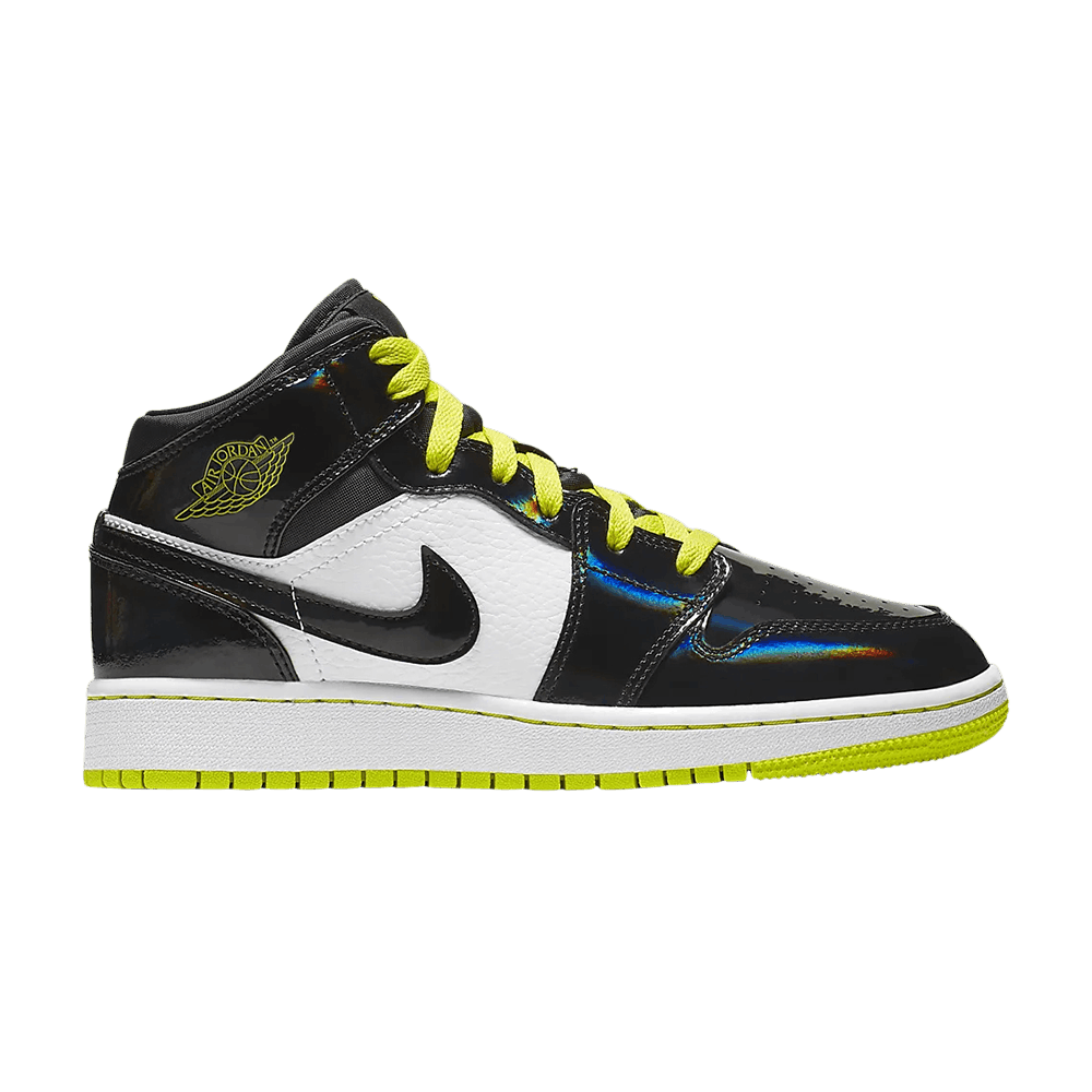 jordan 1 black cyber mystic green