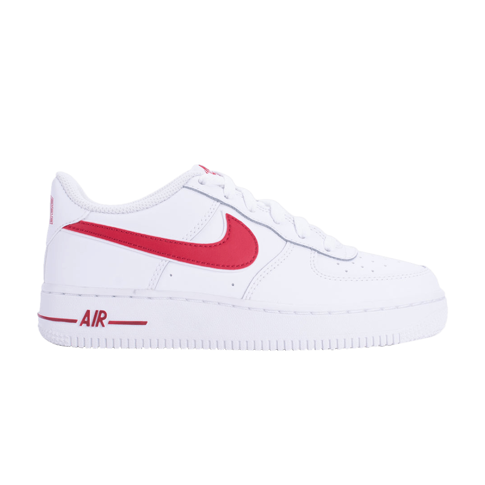 Nike Air Force 1 Low White Gym Red (GS) Kids' - AV6252-101 - US