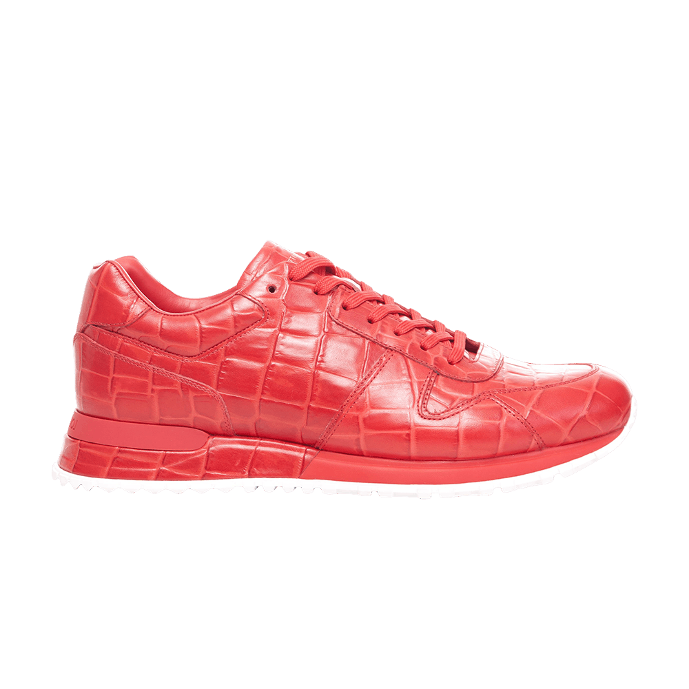 Run away low trainers Louis Vuitton Red size 41 EU in Polyester - 29942994
