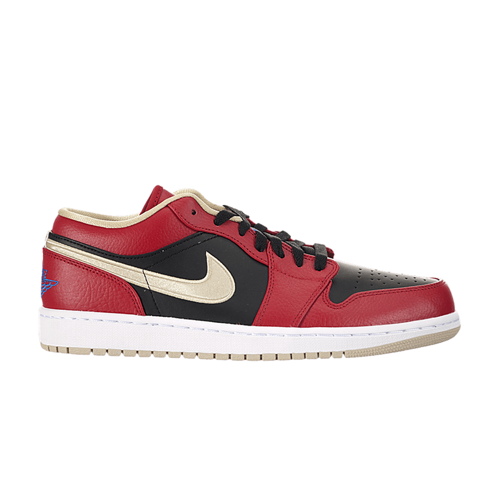 Gold red white jordans cheap
