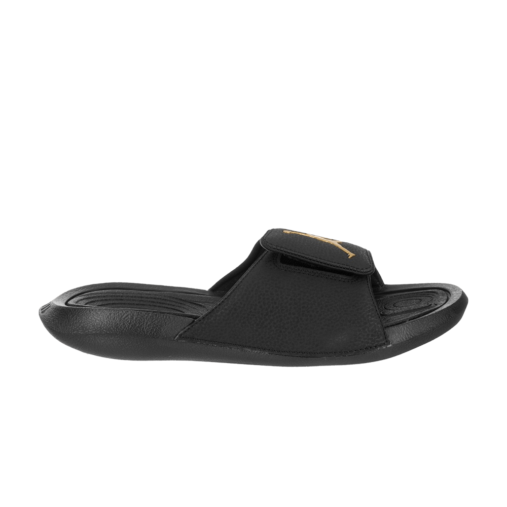 Jordan hydro 6 slides black and gold sales