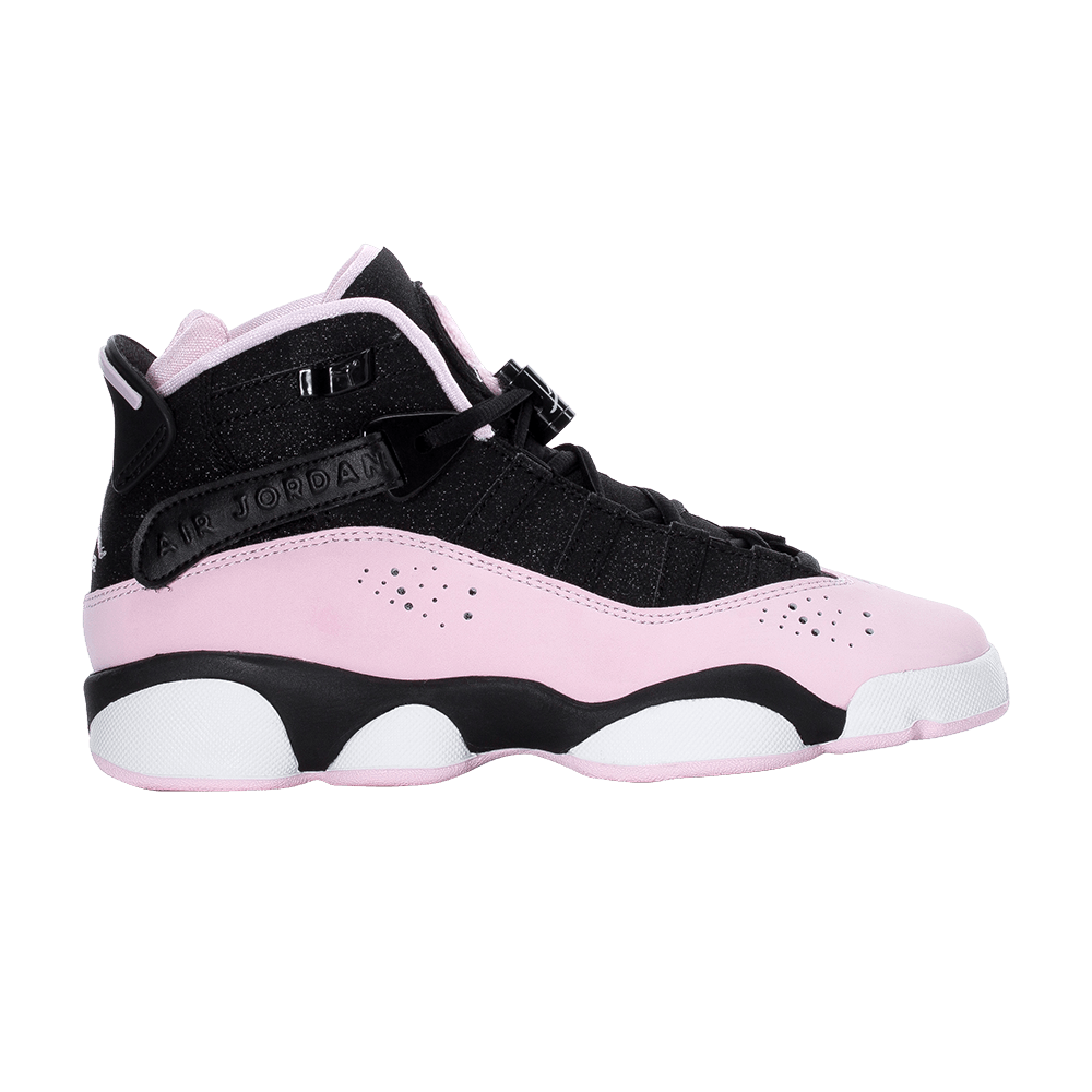light pink and black jordans