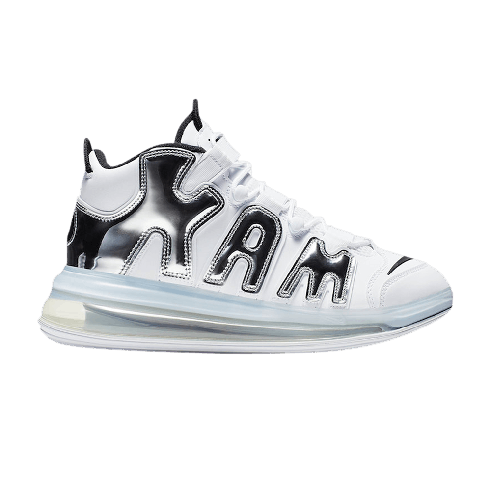 nike air more uptempo 720 white metallic silver nike air more uptempo 720 white metallic silver