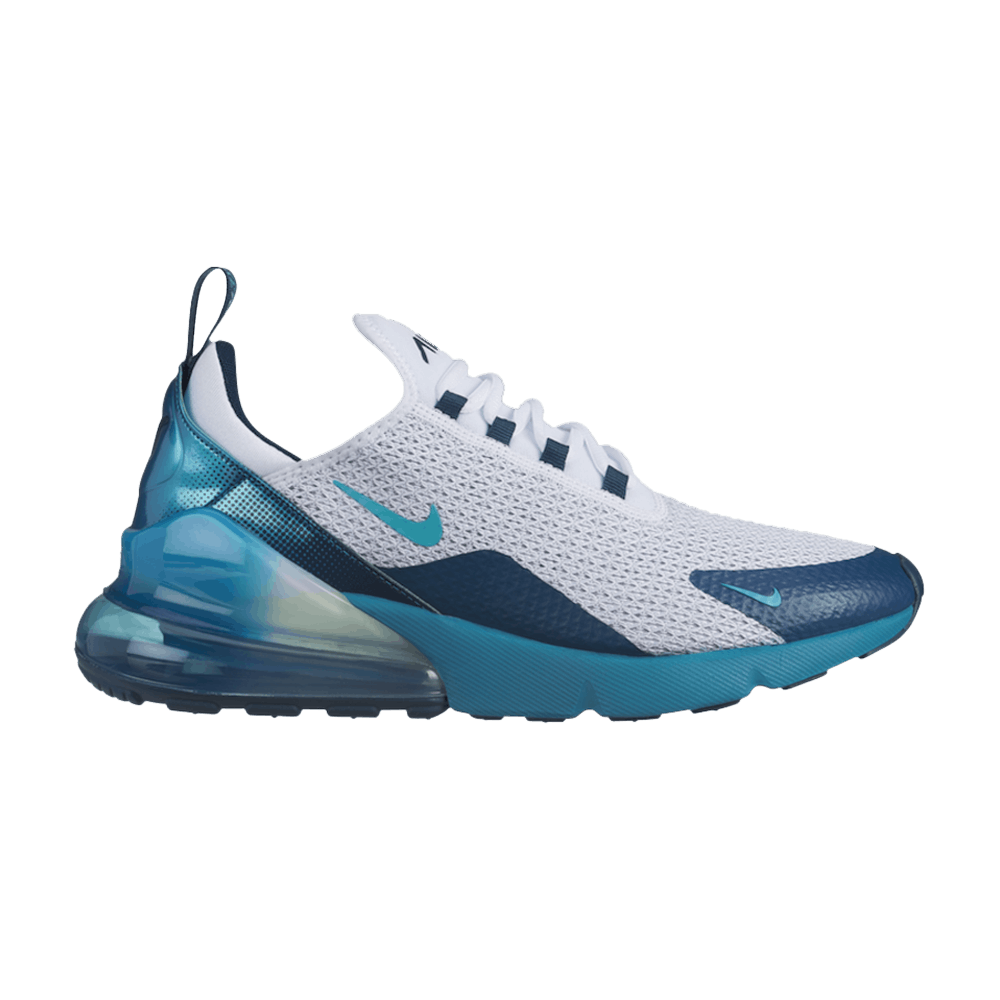 nike air max 270 teal and white