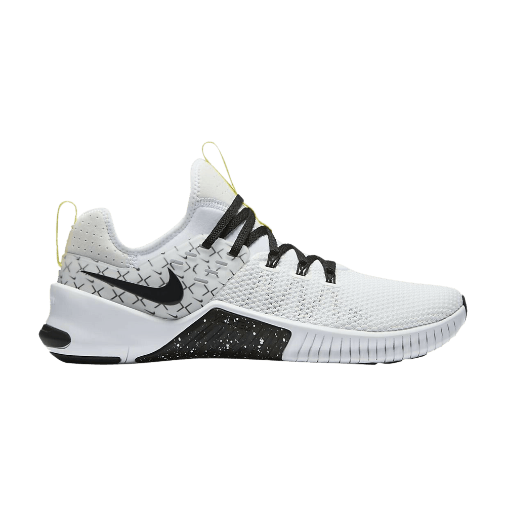 nike free x metcon white black dynamic yellow