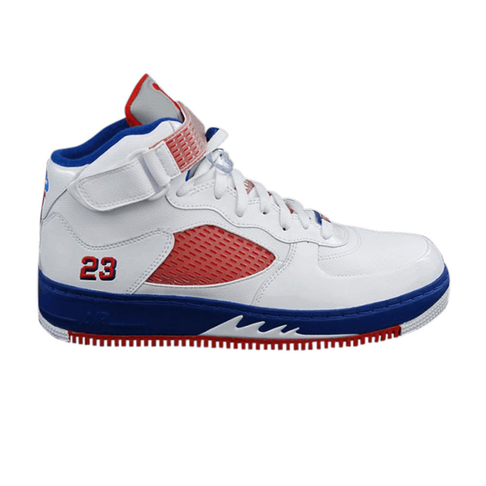 Buy Air Jordan Force 5 GS White Varsity Red 318609 162 GOAT