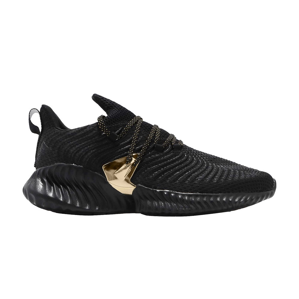 black and gold alphabounce