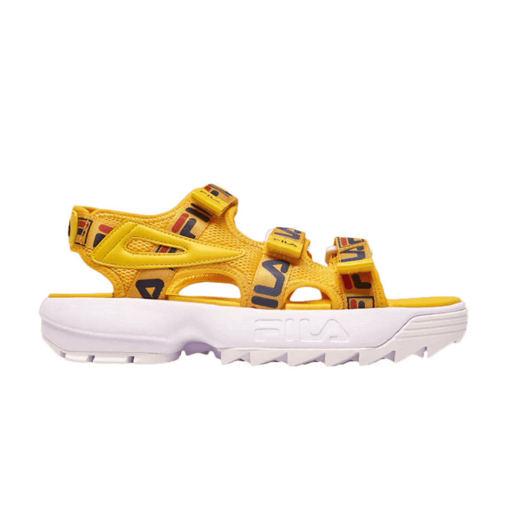 Fila disruptor sandals hotsell yellow