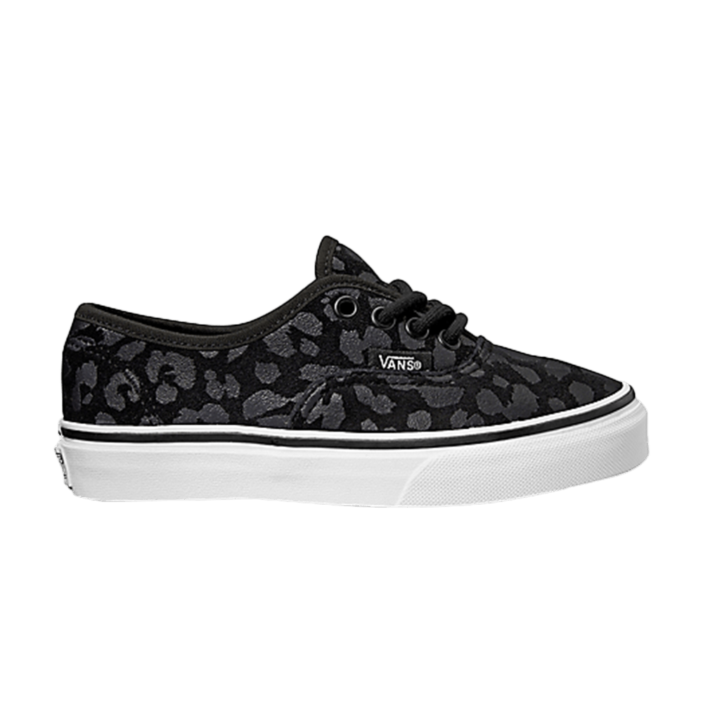 Vans Authentic Suede Big Kids Leopard